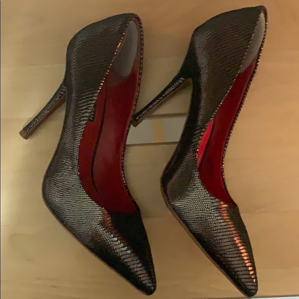 Charles Jourdan Paris size 6.5 metallic brown pump - Picture 15 of 16